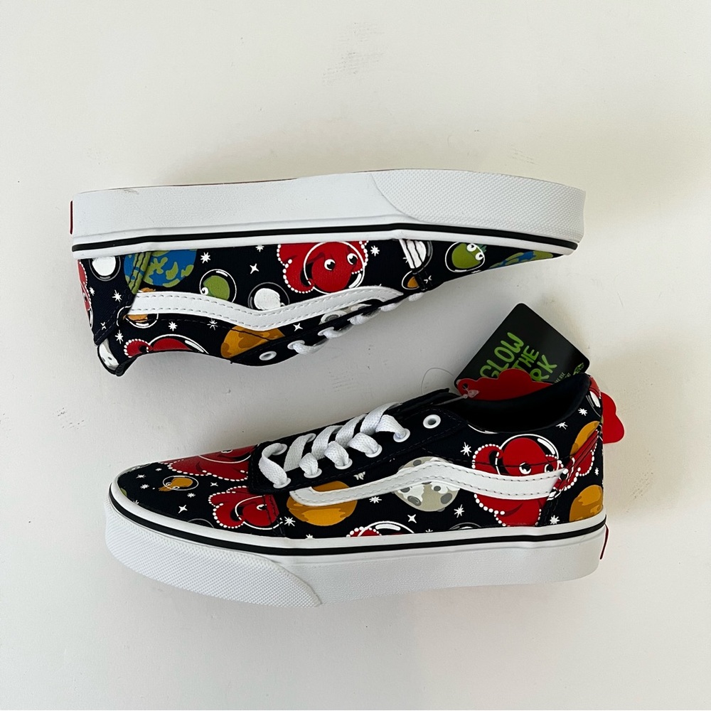 Vans Kids Ward Glow Fish Sneaker- Little Kids - New In Box - Reemoly - Picture 10 of 16